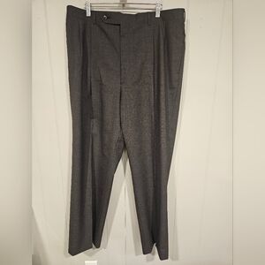 Corbin Ltd for Parisian 36x30 Gray Slacks Suit Pants Wool Made In USA Pleated